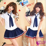 日系韩版校服套装学生制服 领带短裙可爱女学生服水手服表演出服