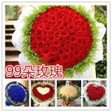 鲜花速递郑州鲜花店99朵红玫瑰礼情人节 求婚生日表白道歉，鲜花
