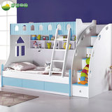 蓝色 粉色 上下床 高低床 双层床 子母床学生床儿童床成都可安装