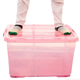 特大号塑料整理箱被子衣物储物箱 透明收纳箱儿童玩具汽车后备箱