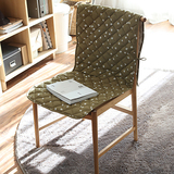 日式家居超值一体式防滑纯棉绗缝棉坐垫式收纳椅套 梅茶