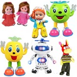 电动走路跳舞娃娃会唱小苹果歌曲机器人儿童益智力玩具0-1-2-3岁