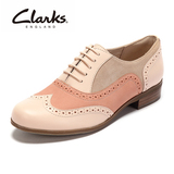 clarks其乐 女鞋 休闲平跟低帮鞋 16新品深口牛津鞋Hamble Oak
