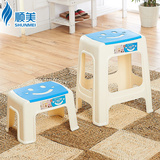 顺美防滑儿童塑料凳子矮凳加厚塑料凳高凳换鞋凳浴室洗脚凳小板凳