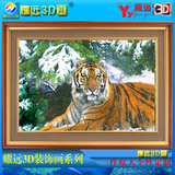 老虎3D画/老虎客厅立体装饰画/老虎动物三维立体画序列图/l立体画