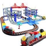 立昕轨道火车汽车组合高速交通线4托马斯系列25688儿童玩具