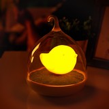创意鸟笼LED智能触碰感应灯usb充电儿童房床头灯可爱氛围灯小夜灯