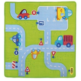 特价德国HABA正品外国环保安全儿童交通汽车游戏垫宝宝地毯地垫