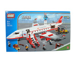 正品古迪航空系列8913 大型飞机 乐高式小颗粒益智拼装积木玩具