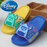 迪士尼儿童拖鞋夏季男童小宝宝橡胶防滑底凉拖鞋卡通怪兽1-2-3岁