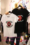 韩国正品代购Basquiat夏季新款时尚简约印花百搭宽松短袖T恤女