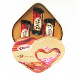 新款 正品德芙心形铁盒Dove丝滑牛奶巧克力6粒9粒礼盒装 喜糖果