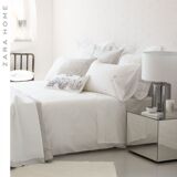 Zara Home 刺绣密织棉质被套 46351088250