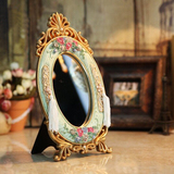 复古做旧 欧式法式洛可可风格 梳妆镜化妆镜子台镜小镜子