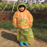 包邮全新材料儿童上学一次性雨衣加厚户外透明旅游套头式雨披批发
