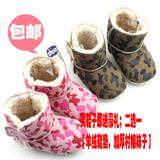 韩版新款幼儿学步棉鞋 宝宝靴子 婴儿冬鞋 雪地靴冬款0-1岁学步鞋