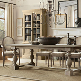 美式长方形复古实木铁艺餐桌住宅家具办公酒吧餐饮咖啡桌椅会议桌