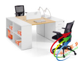 办公家具双人办公桌员工作位电脑台桌职员桌椅简约现代办工桌特价