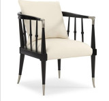 新中式现代化休闲椅子 配五金不锈钢 玫瑰金拉丝钛金日本金单位椅