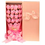 泰迪熊音准花束单只小熊礼盒送女创意生日妇女节香皂玫瑰公仔礼物