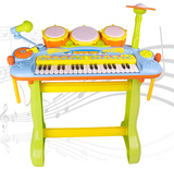 教宝宝音乐小孩男孩架子鼓欧锐电子琴带麦克风女孩钢琴玩具婴儿早