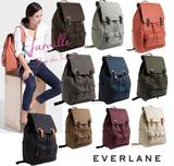 美国正品代购Everlane The Twill Snap Backpack双肩包帆布背包