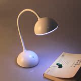 可爱充电式书桌LED护眼学习耳机台灯卧室床头宿舍触摸阅读灯包邮