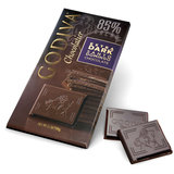 现货比利时进口高迪瓦Godiva巧克力85%黑巧克力排块100g代购