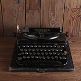 【西洋古董老旧货】vintage  橱窗陈列 美国产 雷明顿老打字机