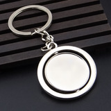 新款创意圆形金属钥匙扣钥匙圈/环 吊牌挂件 定制LOGO商务小礼品