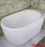 浴缸 亚克力独立式一体式成人贵妃小浴缸欧式家用1.2-1.7米大浴盆