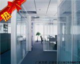 武汉办公家具 办公隔断隔墙 屏风高隔断铝合金双层玻璃隔断隔墙