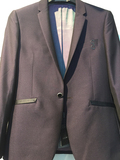 利郎男装专柜正品秋季新款西服套装5QXF233SA黑暗紫 原价1499