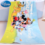 迪士尼Disney米奇与伙伴纱布浴巾 纯棉儿童浴巾 卡通 柔软吸水