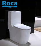 ROCA乐家卫浴 马桶超旋式 坐便器 连体超薄UF盖板墙排 抽水马桶