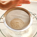 40目不锈钢长柄手持面粉筛烘焙工具面粉糖霜可可抹茶粉过滤网筛