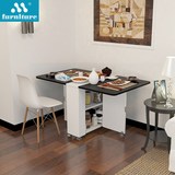 定制折叠桌简约折叠餐桌 小户型家用多功能餐桌 可移动餐桌便携式