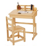 宜家儿童升降学习桌椅套装松木学生课桌书桌实木儿童椅写字桌特价