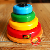 brio原单 层层叠彩虹套圈叠叠乐不倒翁 儿童益智玩具认识形状颜色