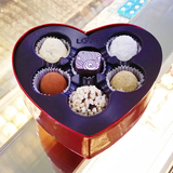 香港卓摩亚 丝滑香浓进口松露巧克力心型表白礼物盒休闲零食甜品