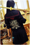 【Twilight】原创日本学生JK制服 马路须加刺绣凤凰不良水手服