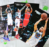 NBA海报全明星墙纸 篮球球星海报科比韦德詹姆斯杜兰特一套混合版