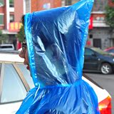 包邮户外旅游便携一次性雨衣 加厚加大旅行透明雨衣儿童成人雨披I