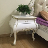 欧式床头柜 美式古典家具 高级别墅专用 法式实木简约床头柜特价