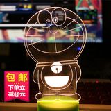 哆啦A梦小夜灯 LED台灯USB灯床头灯圆柱灯座 机器猫台灯新年礼物