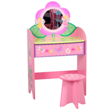 喜贝贝欧式迷你小户型卧室儿童公主梳妆化妆台桌椅现代 简约欧式
