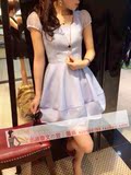 『小资雯文の家』爆版MINGZI/明紫名媛修身夏鱼骨蓬蓬公主连衣裙