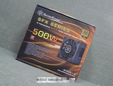 银欣 SX500-LG 新12CM 大风扇 500W SFX 电源 静音国行
