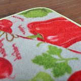 蔬果田园风长方形地毯创意时尚个性餐厅厨房餐桌地垫脚垫防滑垫