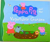 原版英文书 粉红猪小妹Peppa Pig and the Vegetable Garden 精装